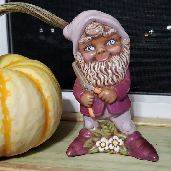 Vintage Art 97s Vintage Ceramic Gnome Figurine Poshmark